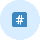 Use hashtags in LinkedIn posts with ShareKit